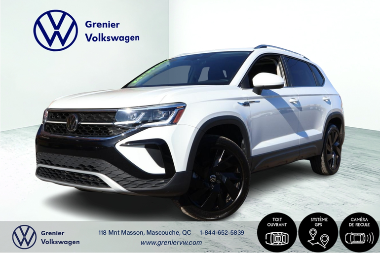 Volkswagen TAOS Highline,Jamais accidente,1 proprietaire 2023