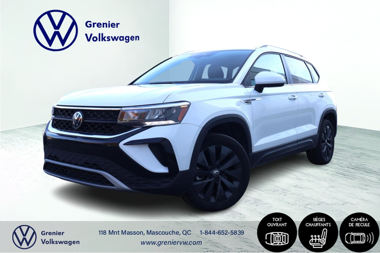 Volkswagen TAOS Comfortline, Toit, Carplay, Banc chauffants 2024