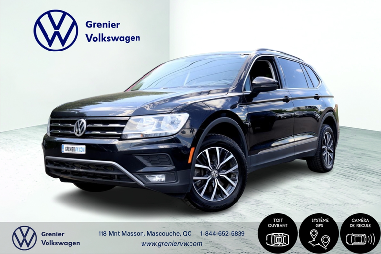 2021 Volkswagen Tiguan Comfortline, Cuir, Toit, Carplay, 4-motion