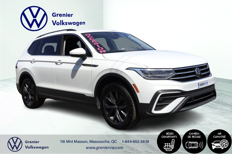 2022 Volkswagen Tiguan Comfortline, Cuir, Carplay, Siege Chauffant