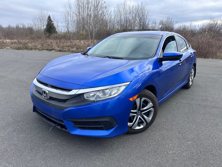 2017 Honda Civic Sedan LX + CLIMATISATION + BLUETOOTH + CAMERA + PAS CHER