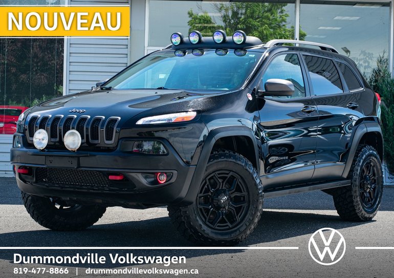 Used 2017 Jeep Cherokee Trailhawk V6 LIFT KIT LOOK D'ENFER !! Black