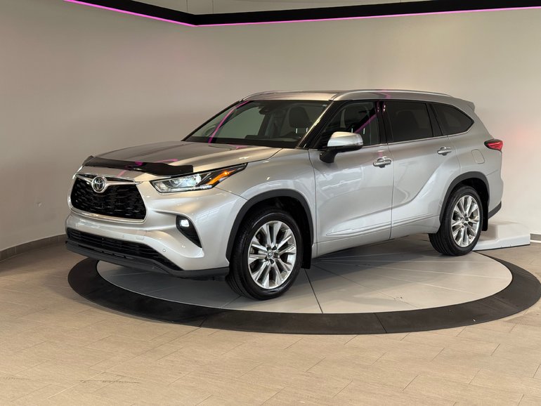 Toyota Highlander Limited + 7 PASSAGERS + CUIR + TOIT+ CARPLAY + 2021