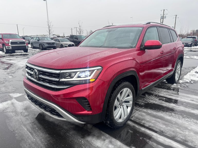 Volkswagen Atlas Highline + CUIR + TOIT + CARPLAY + 2021