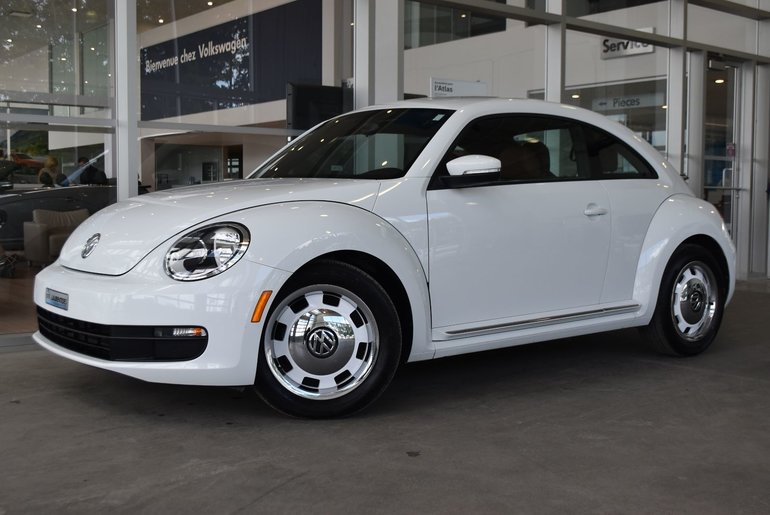 Used 16 Volkswagen Beetle Classic White 36 726 Km For Sale 0 Volkswagen Laurentides V1054