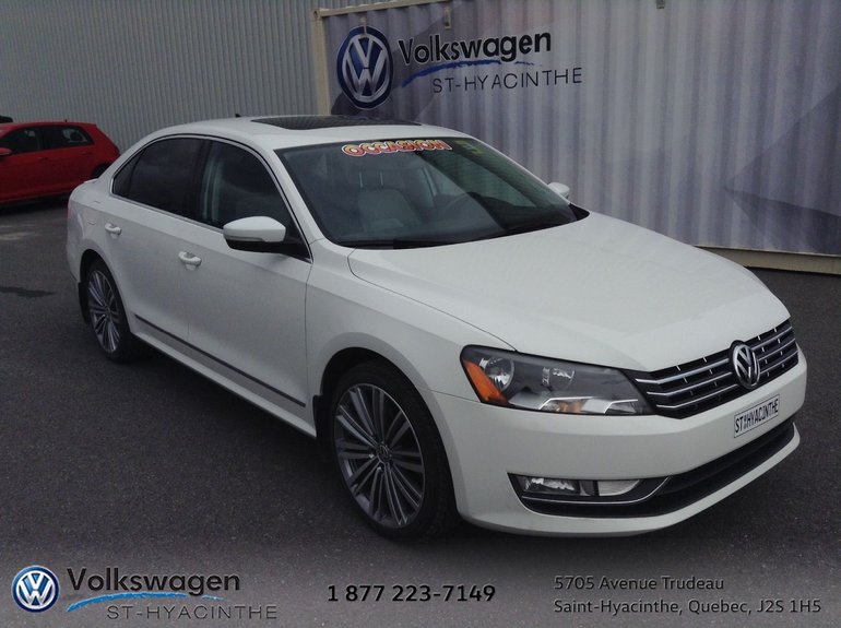 Used 15 Volkswagen Passat Comfortline Tdi Ens Sport Toit Cuir White 84 913 Km For Sale 0 Volkswagen St Hyacinthe 9c1