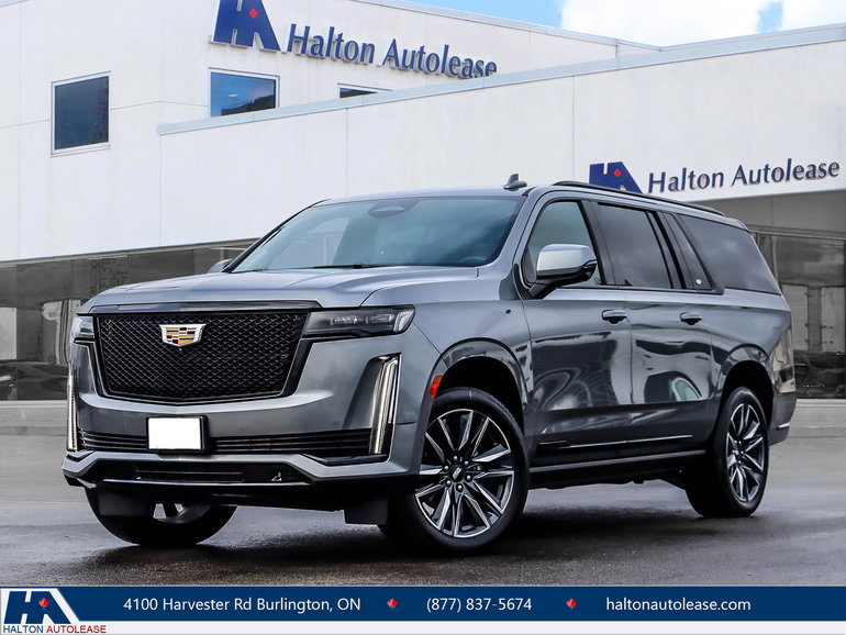 2021 Cadillac Escalade ESV Sport Platinum AWD | Loaded with Navigation | Black Leather | Remote Start | 7 Passenger