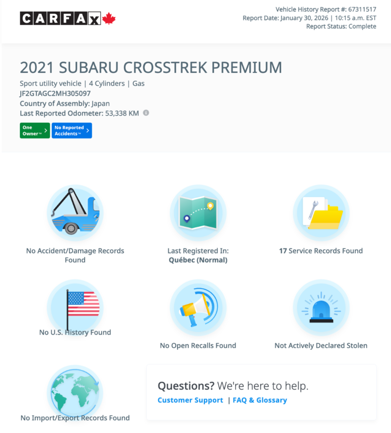 2021 Subaru Crosstrek