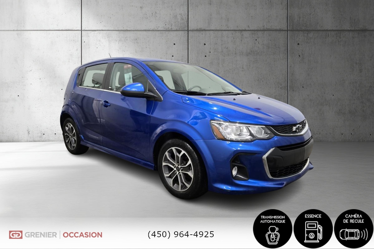 Chevrolet Sonic LT RS Démarreur à distance Caméra de recul 2018