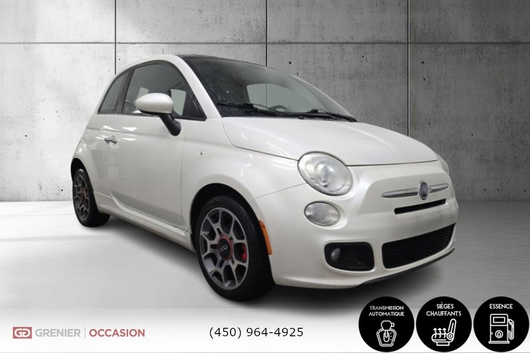 2012 Fiat 500 Sport AM/FM stéréo,Lecteur de CD