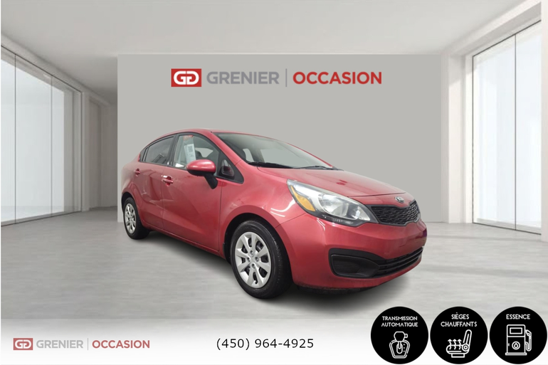 2015 Kia Rio LX Plus Air Climatisé Bas Kilométrage