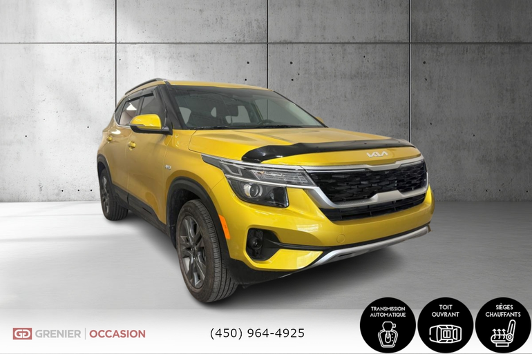 Kia Seltos EX  Cuir Toit Ouvrant AWD Bas Kilo 2023