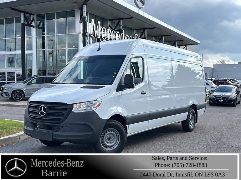 Mercedes-Benz Barrie | New 2024 Mercedes-Benz Sprinter Cargo Van 2500 High  Roof I4 Diesel 170 for sale - #24SP001