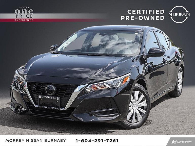 2022 Nissan Sentra S CVT + NISSAN CERTIFIED