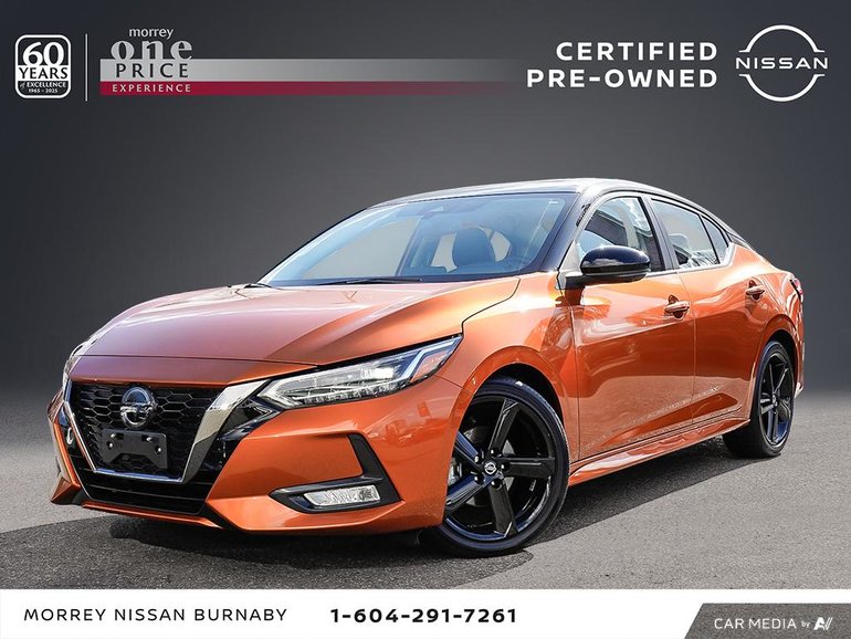 2022 Nissan Sentra SR CVT + LEATHER SUNROOF