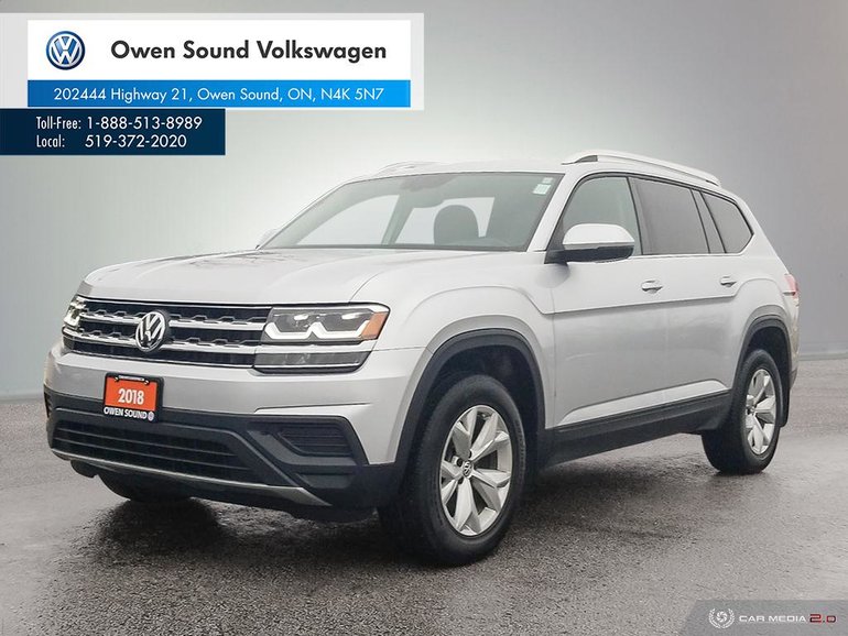 Used 2018 Volkswagen Atlas Trendline 3.6L 8sp at w/Tip 4MOTION Reflex