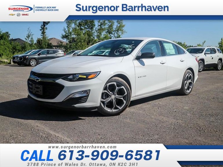 New 2019 Chevrolet Malibu Rs 24848 0 Surgenor Barrhaven