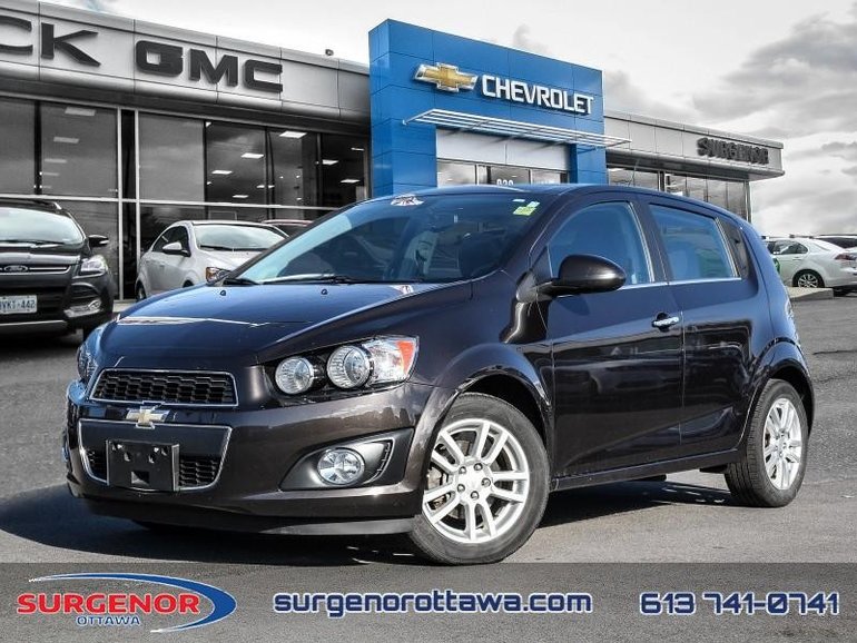 Used 2014 Chevrolet Sonic Lt 5 Dr Hatchback Manual 61 04 B W