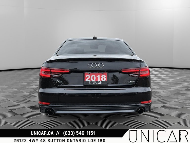 2018 Audi A4 Sedan