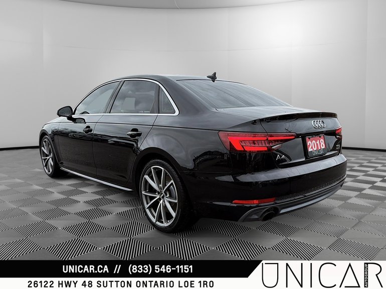 2018 Audi A4 Sedan