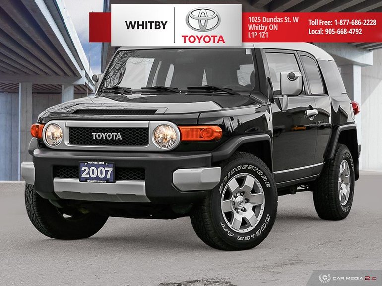 Used 2007 Toyota Fj Cruiser For Sale 15 999 Whitby Toyota Company