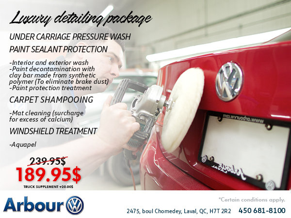 Luxury detailing package