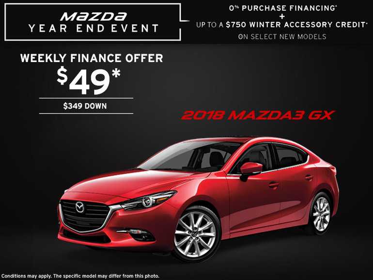 Get the 2018 Mazda3 Today!
