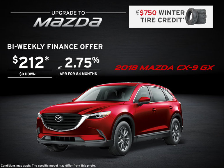 Get the 2018 Mazda CX-9 Today!