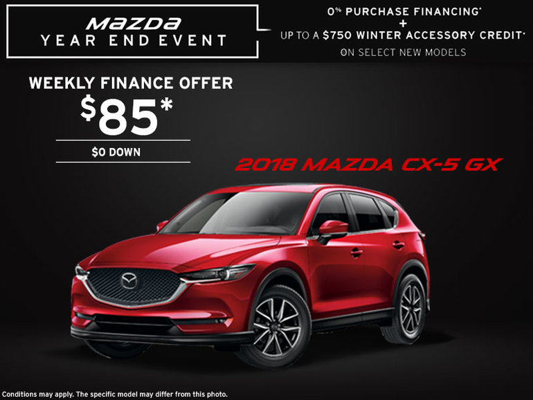 Get the 2018 Mazda CX-5 Today!