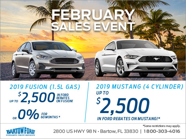 Get a new 2019 Ford today!
