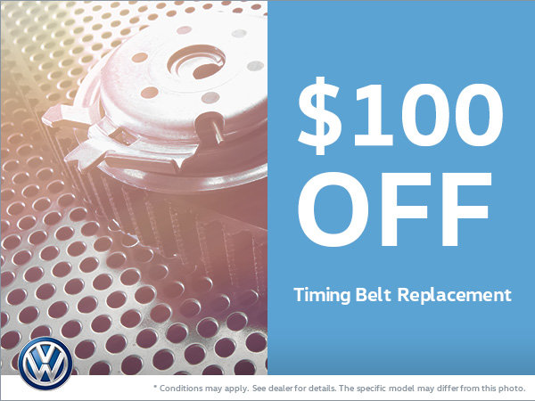 Get $100 Off Your Timing Belt Replacement!