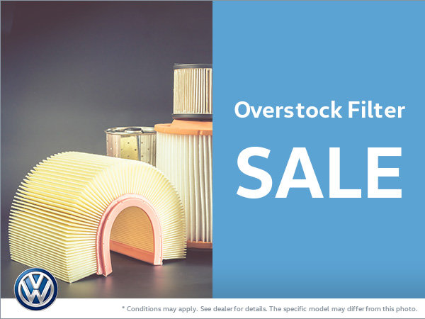 Overstock Filter Sale at Bill Matthews Volkswagen!