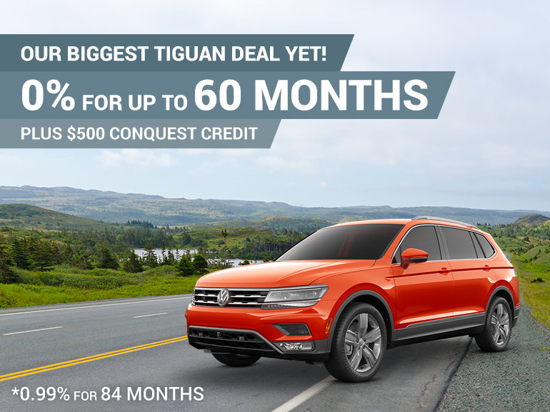Our Biggest Tiguan Deal Yet