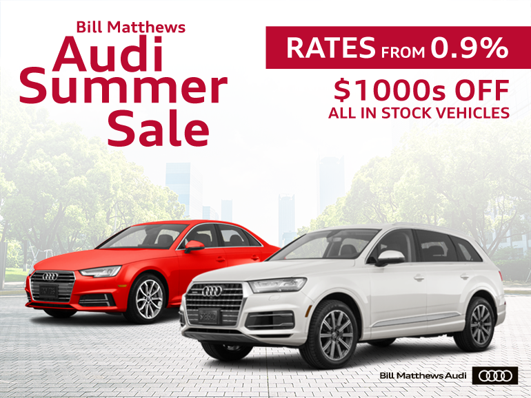Bill Matthews Audi Summer Sale