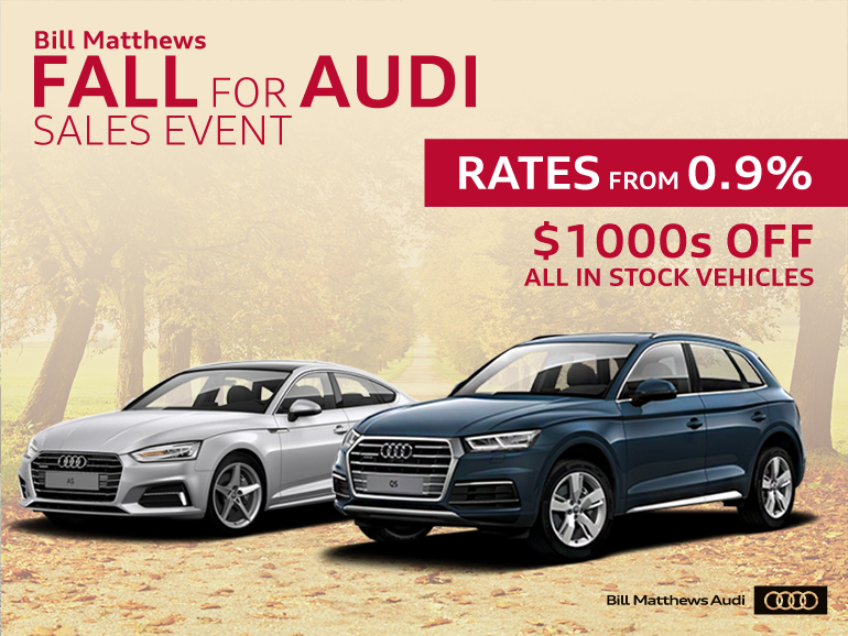 Fall for Audi Sales Event