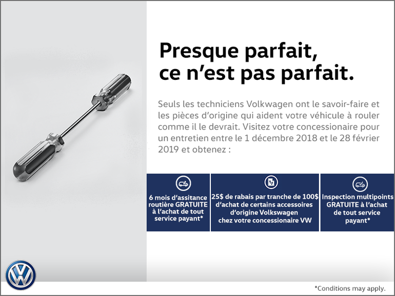 Presque parfait, ce n'est pas parfait.