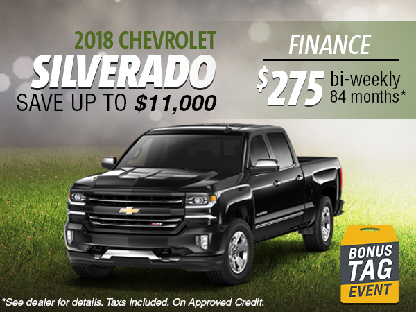 Finance the 2018 Chevrolet Silverado