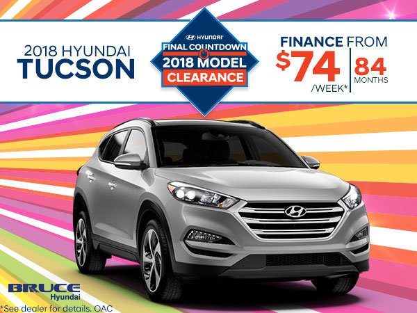 Finance the 2018 Tucson