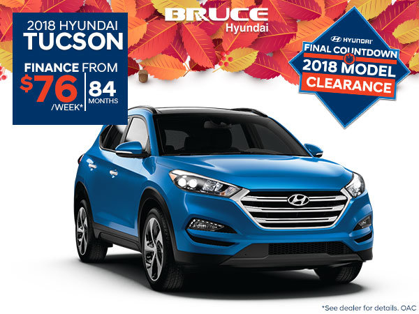 Finance the 2018 Tucson