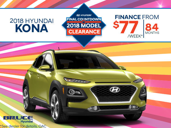 Finance the 2018 Hyundai Kona