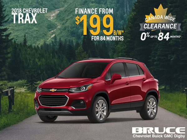Finance the 2018 Chevrolet Trax