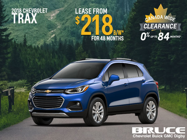 Lease the 2018 Chevrolet Trax