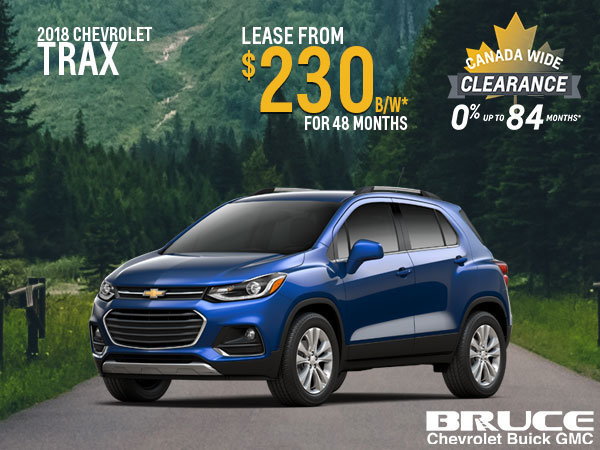 Lease the 2018 Chevrolet Trax