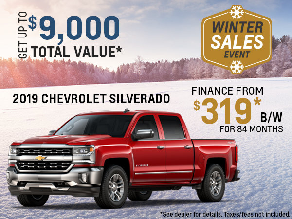 Get the 2019 Chevy Silverado!