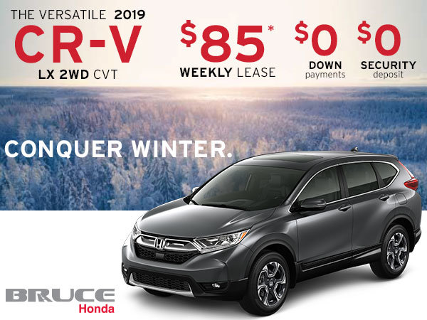 Lease the 2019 Honda CR-V LX 2WD for JUST $85 Weekly
