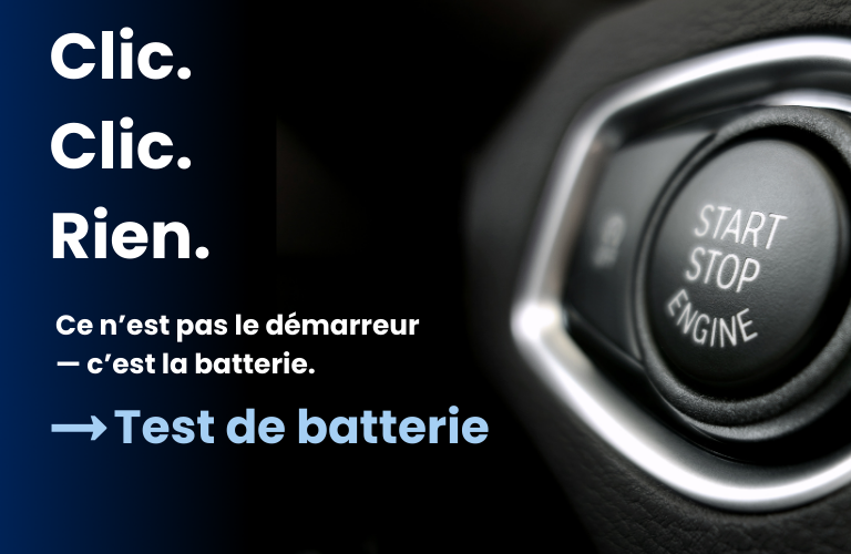 Promotion – Vérification de la batterie