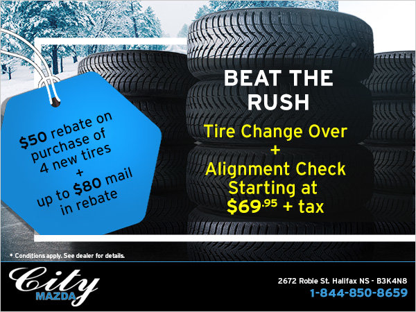 Tire Change & Alignment Offer!