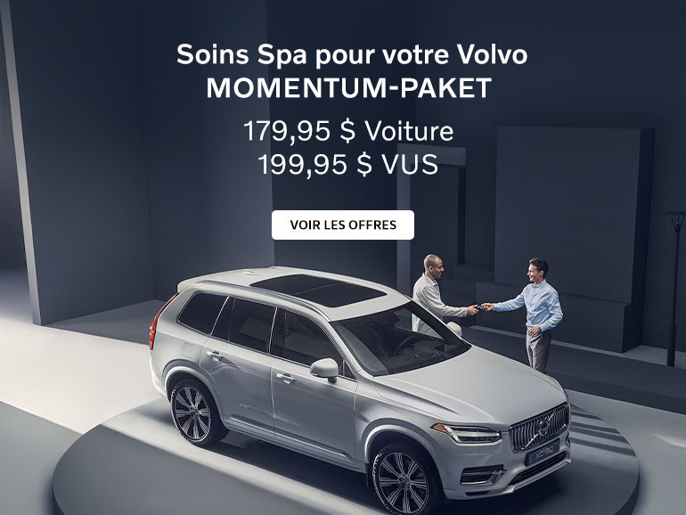 Soins Spa pour votre Volvo MOMENTUM-PAKET