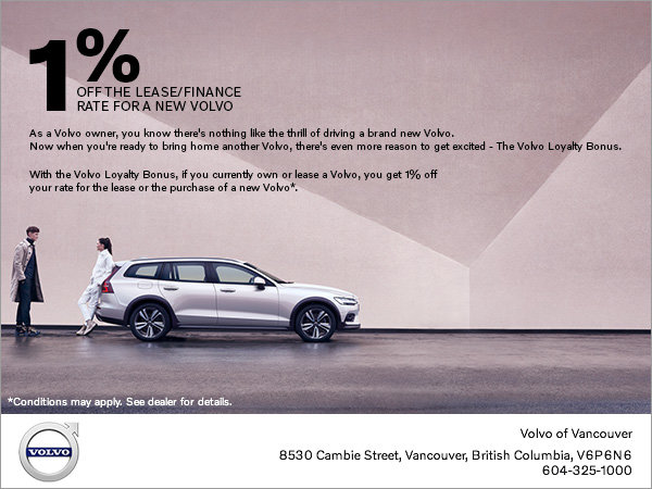 Volvo Loyalty Bonus