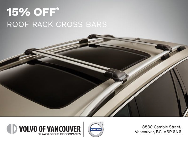 15% Off Roof Rack Cross Bars